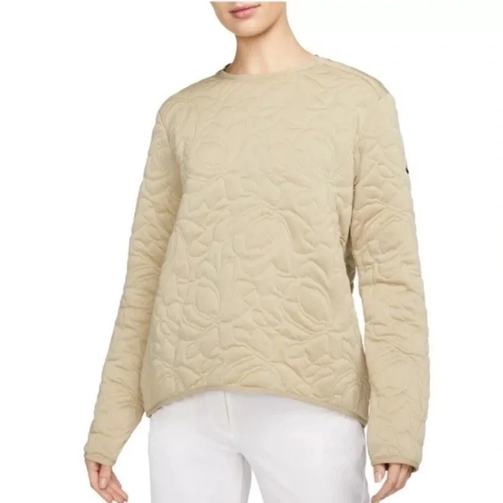 NIKE DRI-FIT MID-LAYER GOLF LONG SLEEVE PULLOVER WOMENS SIZE M
